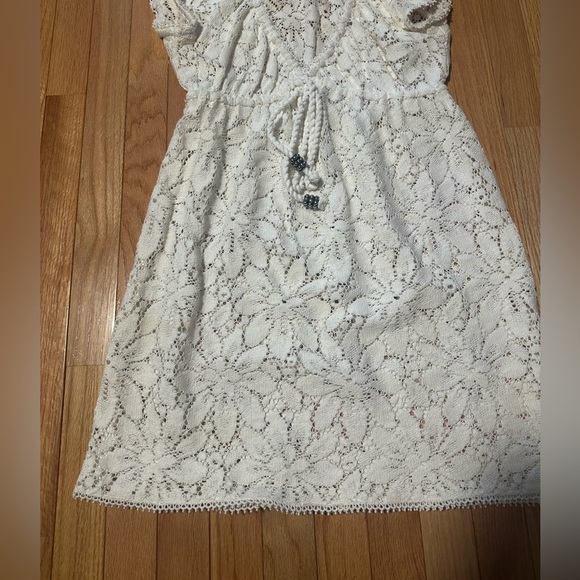 Milly Cabana Beach Lace V-Neck Dress Size Small - Picture 2 of 8